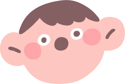 남자 아이 표정