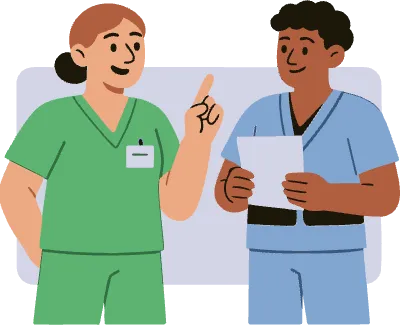 医療従事者向けキャラクターイラスト