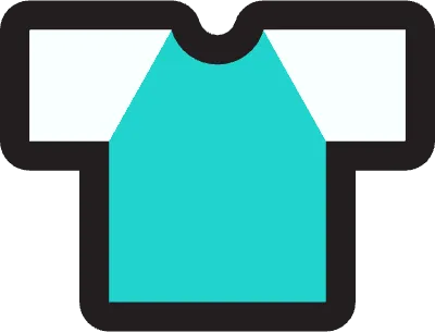 굵은선 귀여운 여름 반팔티 아이콘