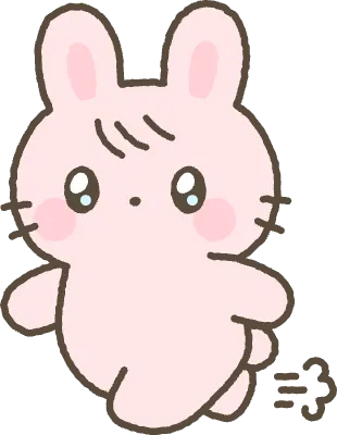 토끼 달리고 있는 모습