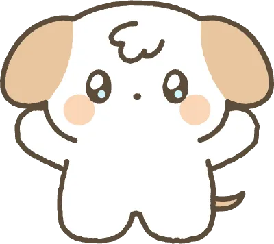 강아지 만세하고 있는 모습