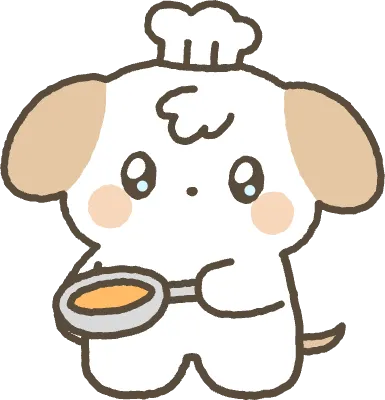 강아지 요리하는 모습