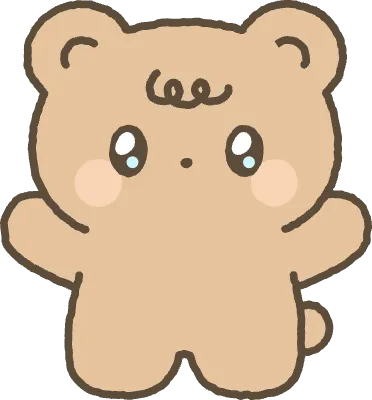 곰 만세하고 있는 모습