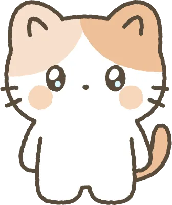 고양이 가만히 서있는 모습