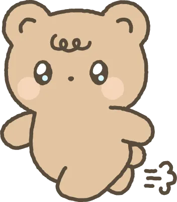 곰 달리고 있는 모습