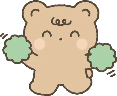 곰 응원하는 모습
