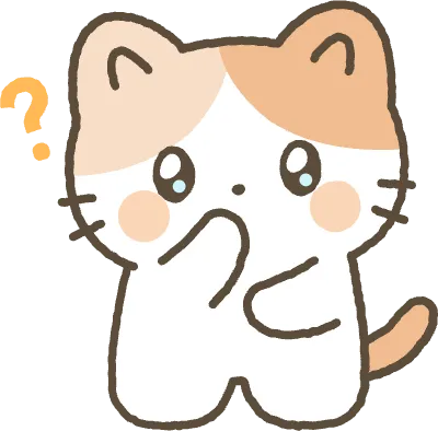 고양이 갸우뚱하는 모습