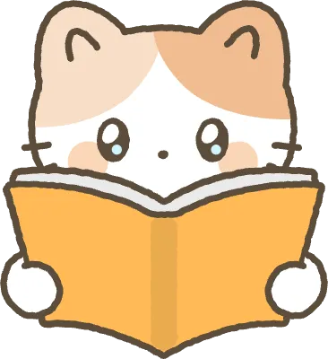 고양이 책을 읽는 모습
