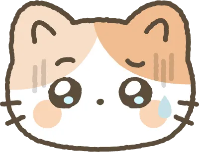 고양이 놀란 표정