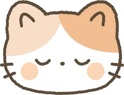 고양이 눈 감은 표정