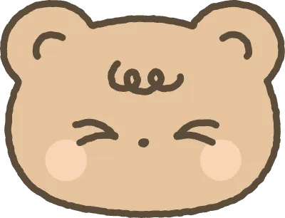 곰 좋아하는 표정