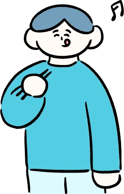 마루가족 유우씨 웃으며 젓가락으로 식사하는 모습