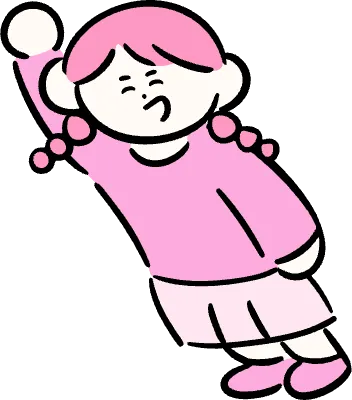 마루가족 하나짱 주먹을 들며 응원하고 있는 모습