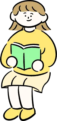 마루가족 유리씨 앉아서 책을 읽고 있는 모습