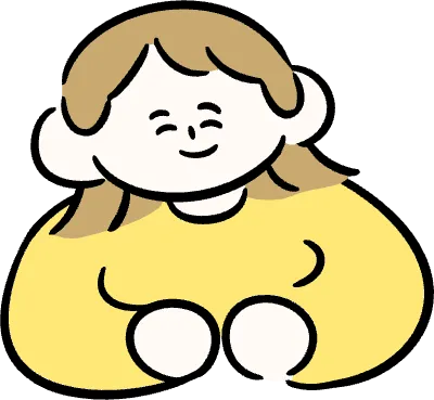 마루가족 유리씨 손 모아 웃고 있는 모습