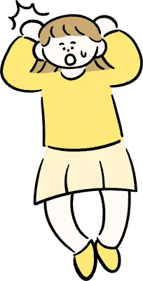 마루가족 유리씨 놀라서 당황한 모습