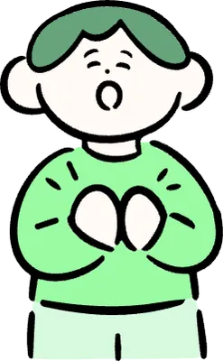 마루가족 하루짱 박수를 치고 있는 모습