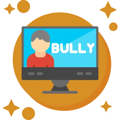 E-bullying Tailed Color Icon