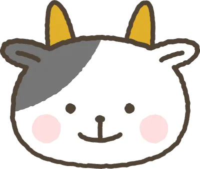 귀여운 소 얼굴 그림