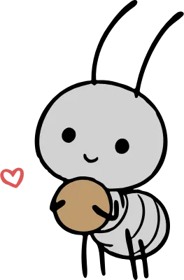 アリかわいいアリの勤勉な勤勉なアリ