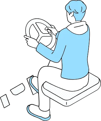 Men who play car driving and racing games