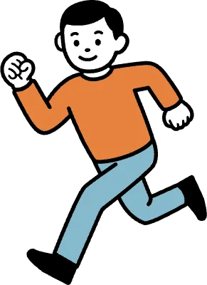 달리는 모습