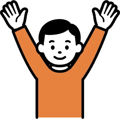 만세하고 있는 모습