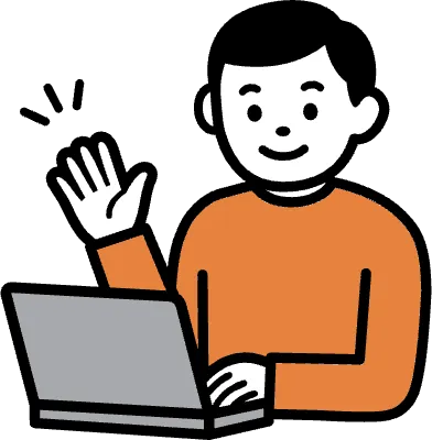 컴퓨터를 하고 있는 모습