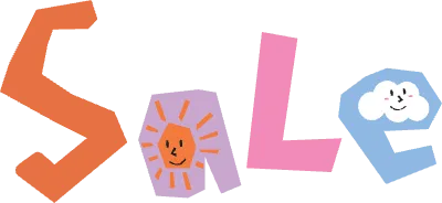 색종이로 오려낸 세일 텍스트