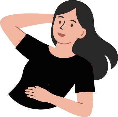 柔らかい色の人のイラスト