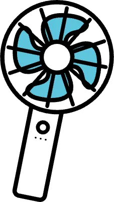 ハンディ扇風機