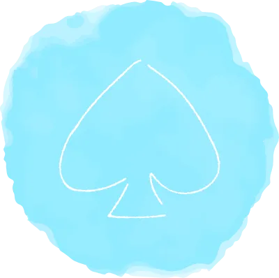 Handwritten simple icon illustration Spade