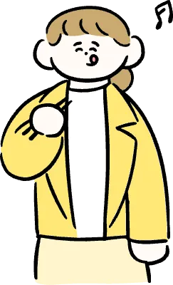 마루가족 직장인 유리씨 웃으며 젓가락으로 식사하는 모습