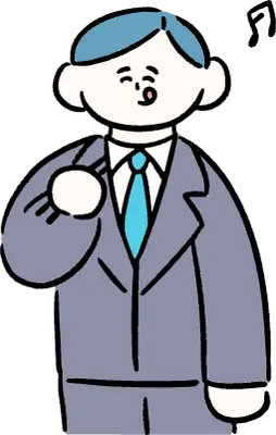 마루가족 직장인 유우씨 웃으며 젓가락으로 식사하는 모습