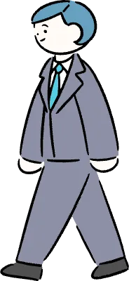 마루가족 직장인 유우씨 걸아가고 있는 옆모습