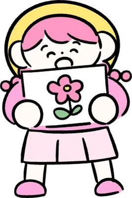 かわいい幼稚園児はなちゃん