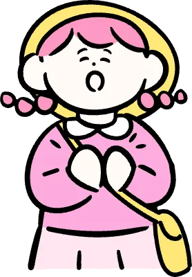 마루가족 유치원생 하나짱 박수를 치고 있는 모습