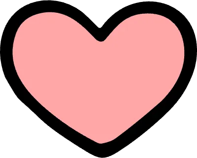 마루가족에 쓰이기 좋은 느슨한 하트