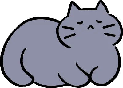 마루가족에 쓰이기 좋은 느슨한 고양이