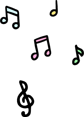 마루가족에 쓰이기 좋은 느슨한 음표