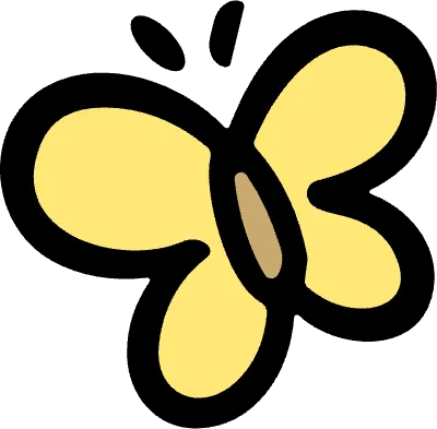 마루가족에 쓰이기 좋은 느슨한 나비