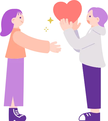 男性に告白する女性