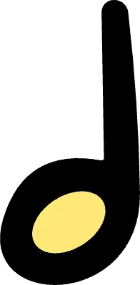 마루가족에 쓰이기 좋은 느슨한 음악기호