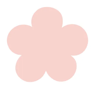 귀여운 파스텔 톤 장식 일러스트