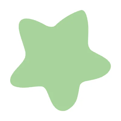 귀여운 파스텔 톤 장식 별 일러스트