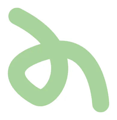 귀여운 파스텔 톤 장식 일러스트 파티클 곡선