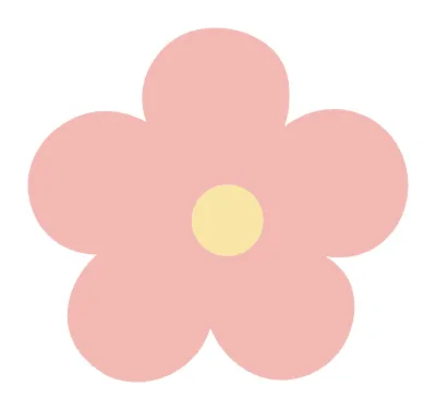 귀여운 파스텔 톤 장식 일러스트