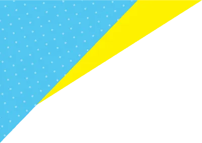 노란색과 하늘색의 꾸밈요소