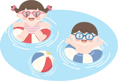 여름방학_물놀이_수영하는아이들