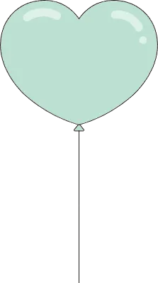 파티 하트 풍선